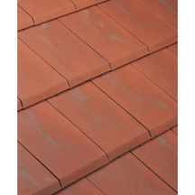 Tuile de ventilation Jura 10 terre cuite rouge ancien section 13 cm² teinte 062 EDILIANS