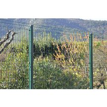 Poteau Alizé - aluminium vert RAL 6005 - L. 1,5 m - 55x65 mm