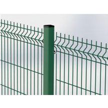 Poteau Alizé - aluminium vert RAL 6005 - L. 1,5 m - 55x65 mm