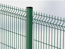 Poteau Alizé - aluminium vert RAL 6005 - L. 1,5 m - 55x65 mm