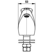 Robinet de lavabo PRESTO 605 fixation sur plage eau froide raccord 15 x 21 réf. 64602