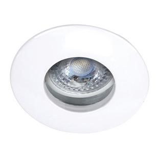 Spot fixe Hidro Led 6W pour salle d'eau - 3000 K - culot GU5.3 - Ø 86 mm - blanc