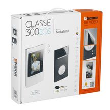 Kit portier vidéo connecté Classe 300EOS with Netatmo - écran tactile vertical de 5 pouces - assistant vocal Alexa intégré - livré avec 1 platine de rue Linea 3000 noire Réf. BT363916