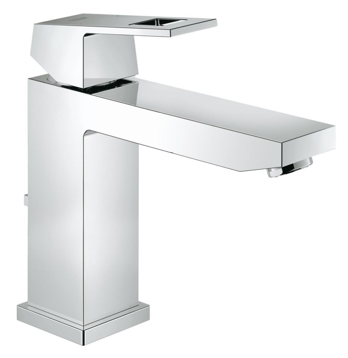 Mitigeur lavabo EUROCUBE Taille M  Chromé Réf : 23445000