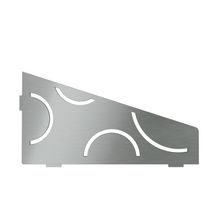 Tablette Shelf-E - design Curve - inox brossé - 154x295 mm