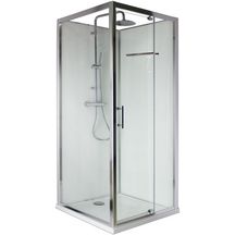 Paroi pour Cabine Alterna Concerto 2 accès de face porte pivotante 90 x 90 cm