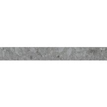 Plinthe carrelage sol intérieur grès cérame Kevin - granit gris foncé - 7,2x60 cm