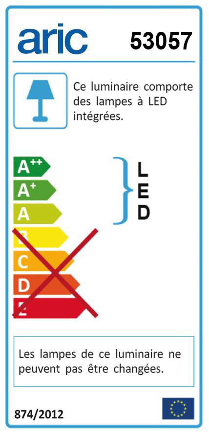 Réglette murale LED pour salle d'eau - 6W - IP44