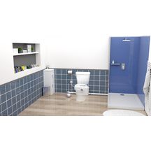 Broyeur salle de bains Sanipro XR UP Silence - 432x239x352 mm