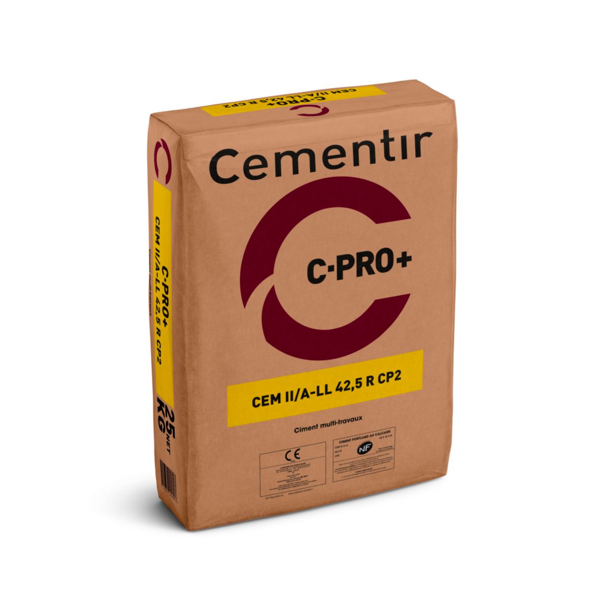 Ciment C-PRO+ CEM II/A-LL 42,5 R - sac de 25 kg