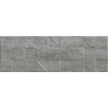 Faïence Arte Deco Infinity basalt décor 20 x 60 cm