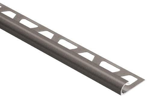 Profilé en aluminium structuré Rondec TS pour angle sortant hauteur 12,5mm 2,5m réf. RO125TSOB