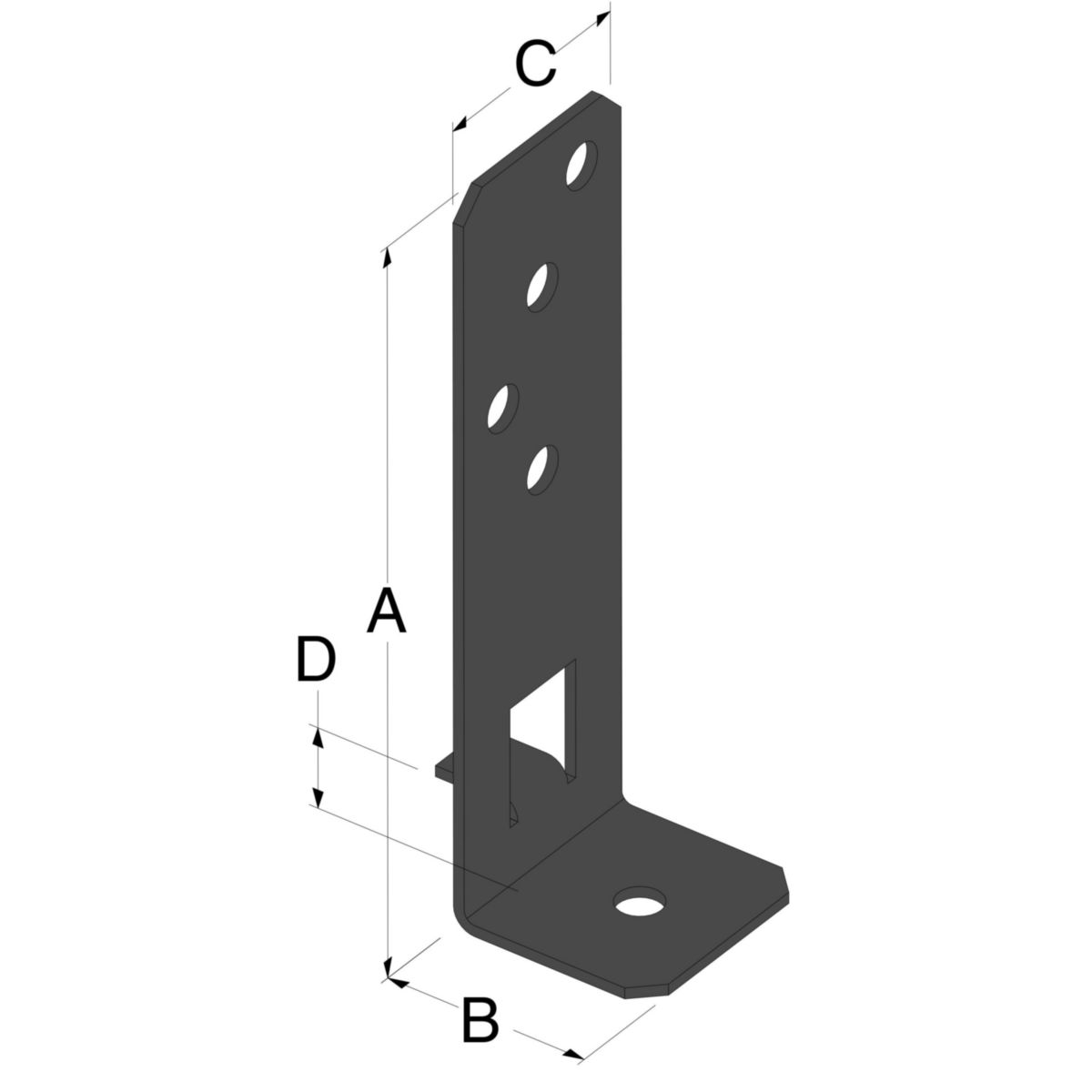 Pied de poteau réglable point p deals