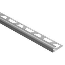 Profilé angle sortant Schlüter-RONDEC-RO80TSG - aluminium gris structuré - H. 8 mm - L. 2,5 m