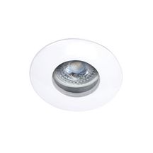 Spot fixe Hidro Led 6W pour salle d'eau - 3000 K - culot GU5.3 - Ø 86 mm - blanc