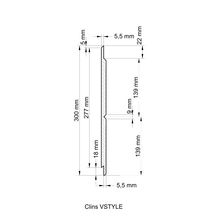 Bardage Vstyle Sierra 10,2x300mm longueur 3660mm Réf: CVS70