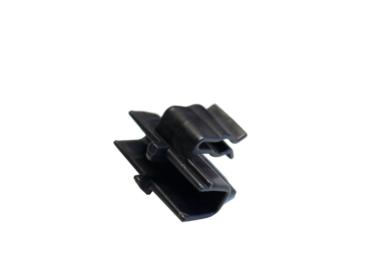 Clip de fixation pour profilé de finition clipsable - PP noir - 35x26,6x26,1 mm