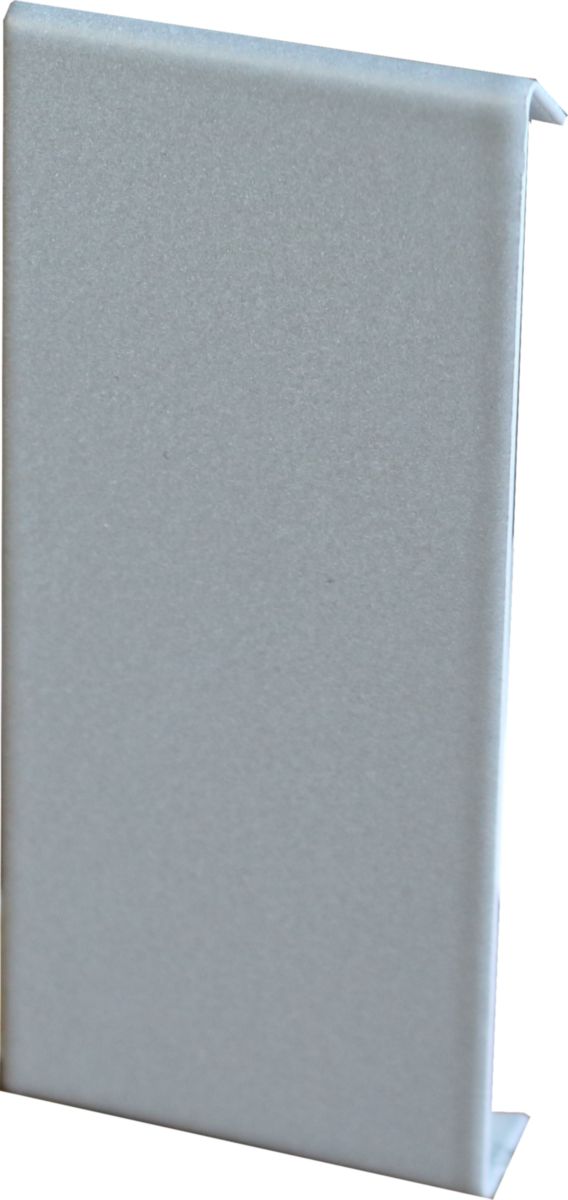 Jonction droite Jouplast laque gris aluminium  hauteur 70 mm Réf. IPFIN70JDT20000