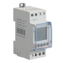 Interrupteur horaire digital modulaire programmable journalier ou hebdomadaire - 1 sortie 16A 250V - 2 modules