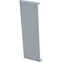 Jonction droite Jouplast laque gris aluminium hauteur 100 mm Réf. IPFIN100JDT20000