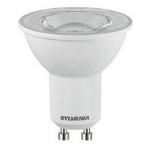 Lampe LED à réflecteur RefLED ES50 - 6,2 W - 450 lm - 3000 K - culot GU10 - corps blanc - angle faisceau 36°