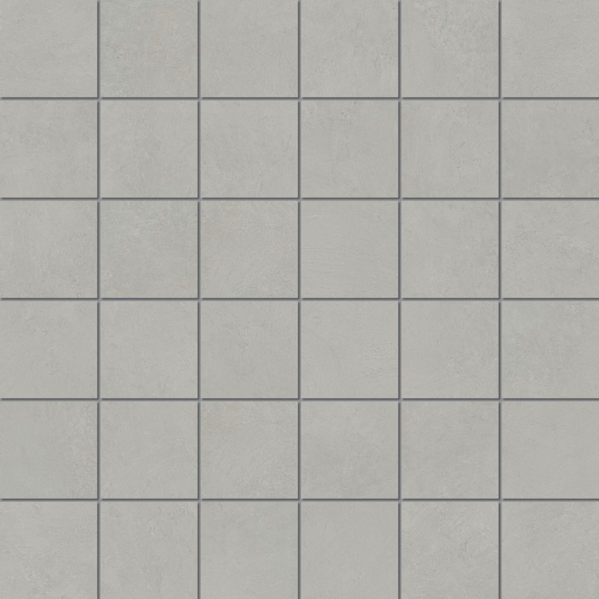 Carrelage mosaïque grès cérame Vis - ton argent rectifié naturel - 30x30 cm