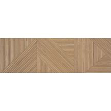 Faïence murale Tangram - walnut mat rectifié - 31,6x100 cm - ép. 10,4 mm