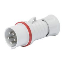 Fiche mobile droite haute performance - rouge - 3P+N+T - IP44/IP54 - 16 A - 380-415 V - câblage rapide