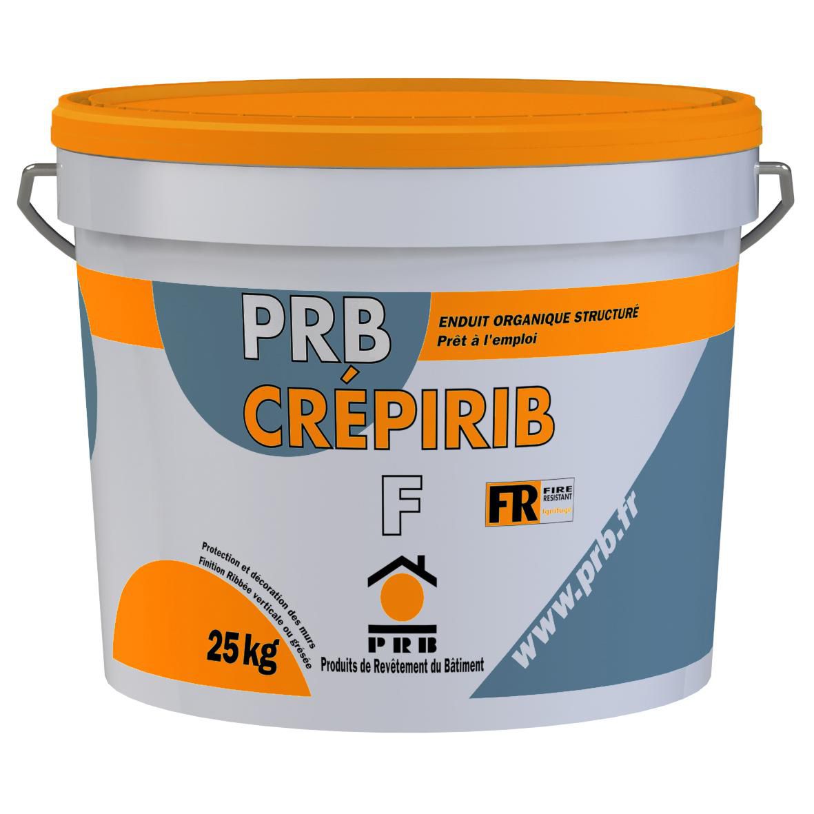 PRB - Revêtement organique épais CREPIRIB F gris ouessant seau de 25kg