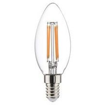 Lampe Led ToLEDo Retro Flamme GLS A60 - 4,5 W/470 lm - culot E14 - blanc chaud - paquet de 4 pcs