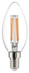 Lampe Led ToLEDo Retro Flamme GLS A60 - 4,5 W/470 lm - culot E14 - blanc chaud - paquet de 4 pcs