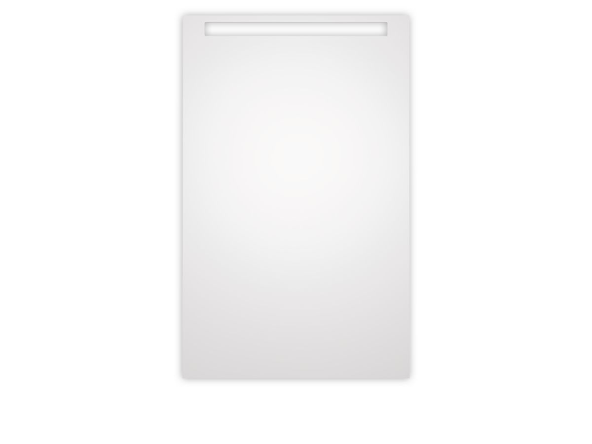 Revêtement prêt à poser pour receveur wedi Fundo, Fundo Top Riolito Neo excentré blanc 1600x1000mm réf. 072020101