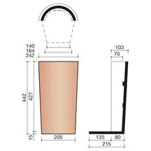 About de faîtière tige de botte fin nuagé pour Actua, Duplex, Vauban 2, Prima, Méga, Standard, Jura Nova et JPV 2 KOR M0001520