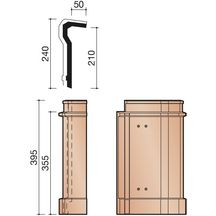 Rive universelle (3 auml) nuagé pour méga, tradi 12, standard, JPV 2, actua, actua duplex, Vauban 2 KOR M0007600