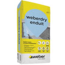 Mortier d'imperméabilisation weberdry enduit - sac de 25 kg