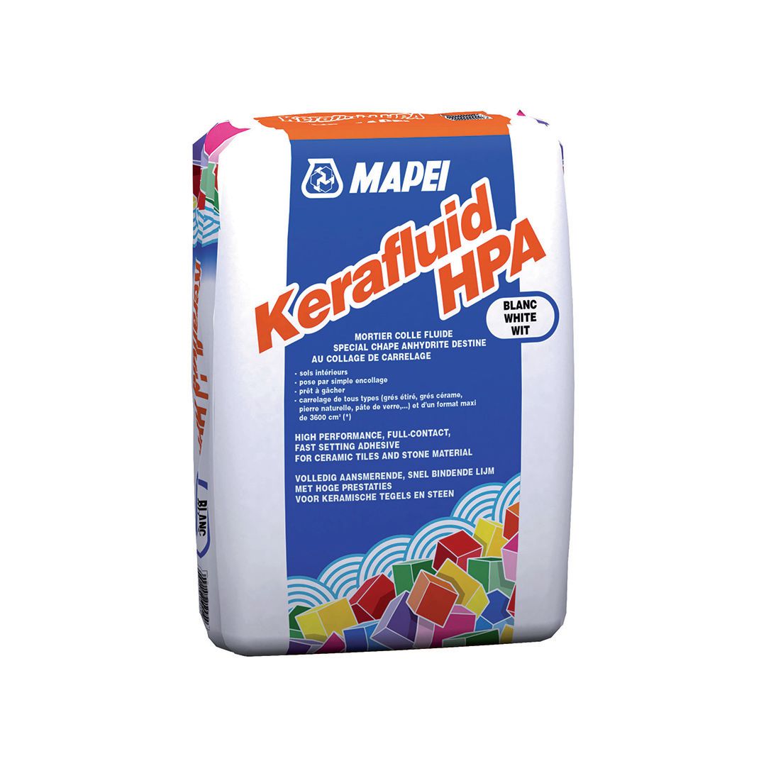 Mortier colle fluide Kerafluid HPA blanc sac de 25kg Mapei 2192425