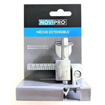 Mèche extensible chromée Novipro pointe et lame en carbure