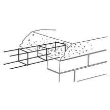 Armature de chaînage CH10x10 HA7 - 4 filants Ø 7 mm - cadre HA5 - 10x10 cm - L. 6 m