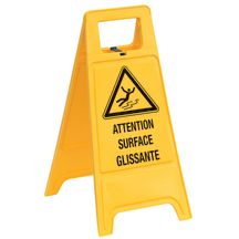 Chevalet "attention surface glissante"