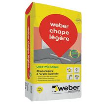 weber chape légère à l'argile expansée - sac de 25 kg