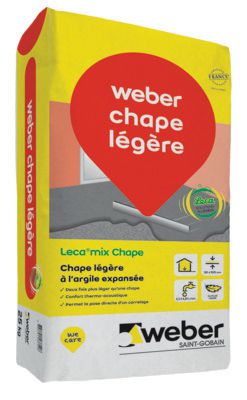 weber chape légère à l'argile expansée - sac de 25 kg