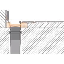 Kit de caniveau Kerdi-Line VS - inox V4A - L. 80 cm