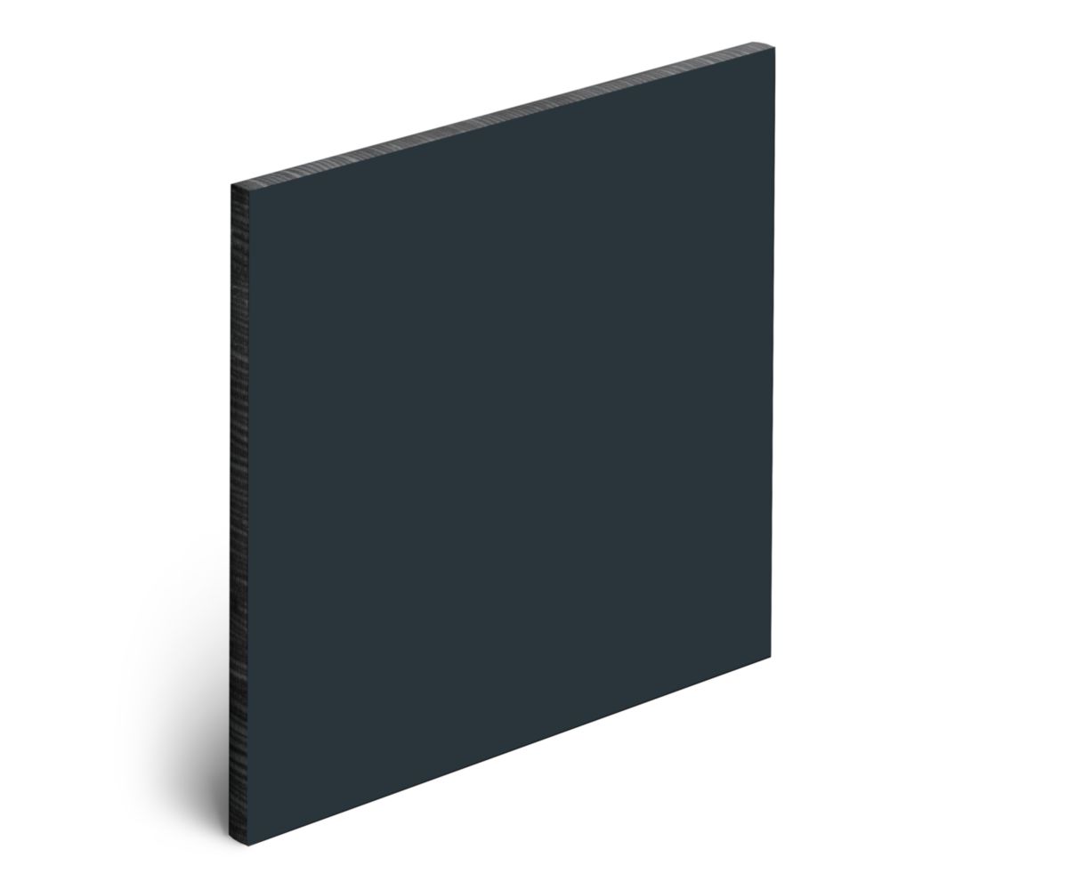 Panneau stratifié compact Hpl extérieur Trespa Izeon  1 face décor Anthracite Grey (RAL7016) 3050x1530x6mm (D-s2,d2)