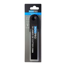 Lames cutter noires 25mm - paquet de 10 lames-Novipro