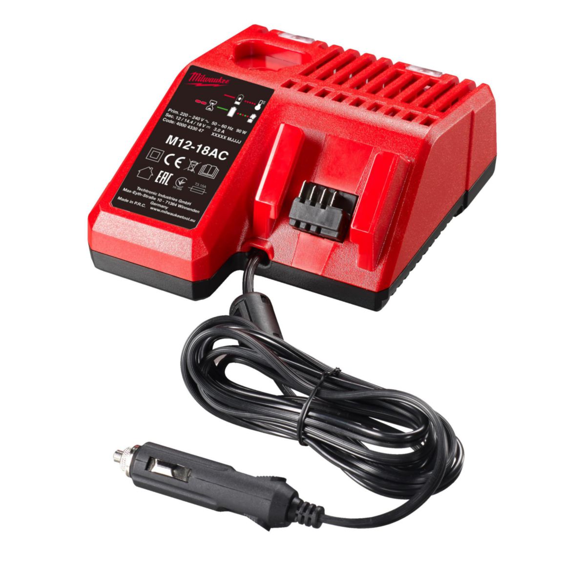 Chargeur de voiture M12-18 AC