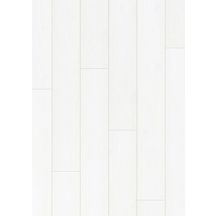 Revêtement de sol stratifié Quick Step Impressive Ultra planches blanches monolame 12 x 190 x 1380 mm Réf. IMU1859