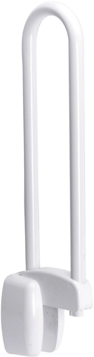 Barre appui relevable L 60 cm époxy blanc blocage horizontal et vertical réf. 048860