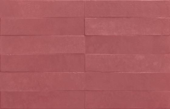 Faïence décor pour mur intérieur Liv'In - brick blush red - 26,7x41,6 cm