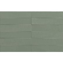 Faïence décor pour mur intérieur Liv'In - brick olive green - 26,7x41,6 cm