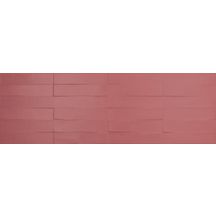 Faïence décor pour mur intérieur Liv'In - brick blush red rectifié - 30x90 cm